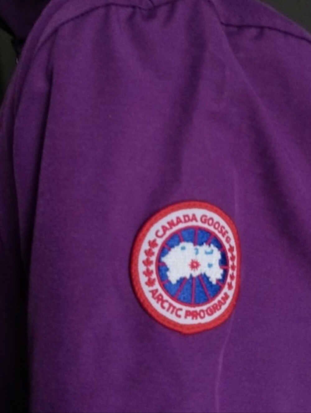 Canada Goose Brittania Purple Parka ,coat Size Girls XL/18/,women Size XS - Picture 12 of 16